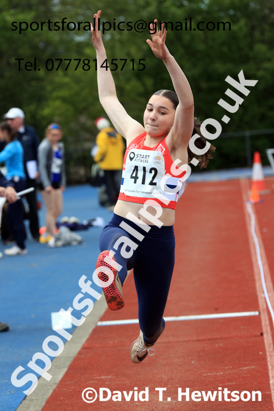 Triple Jumb, 2026 North Eastern Track and Field Champs, Shildon, County Durham. Photo: David T. Hewitson/Sports for All Pics